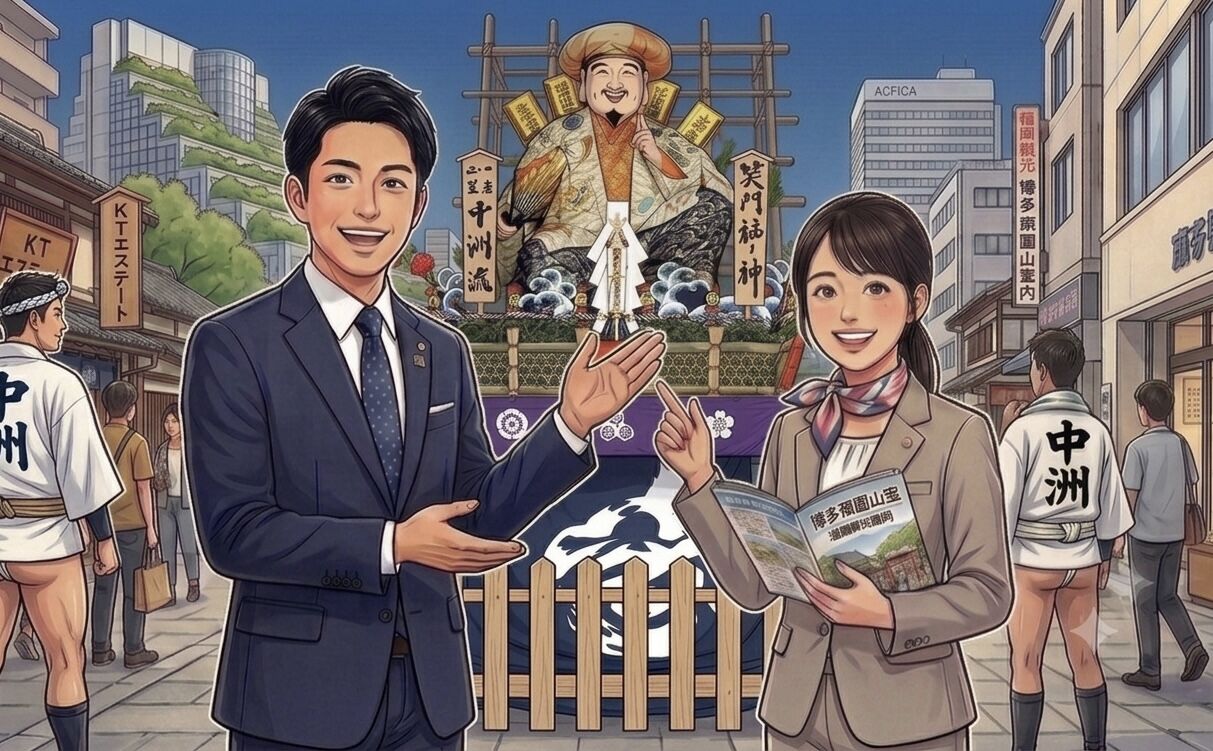 【博多の夏がキタ！】山笠の熱気に負けない、KTエステートの全力お部屋探しサポート！